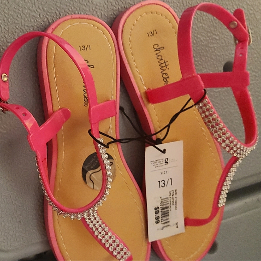 Chatties/Bebe Sandals for Girls (2 pairs)